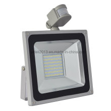 Luz al aire libre del punto de inundación de la prenda impermeable del reflector al por mayor del sensor de movimiento SMD LED de 100W PIR